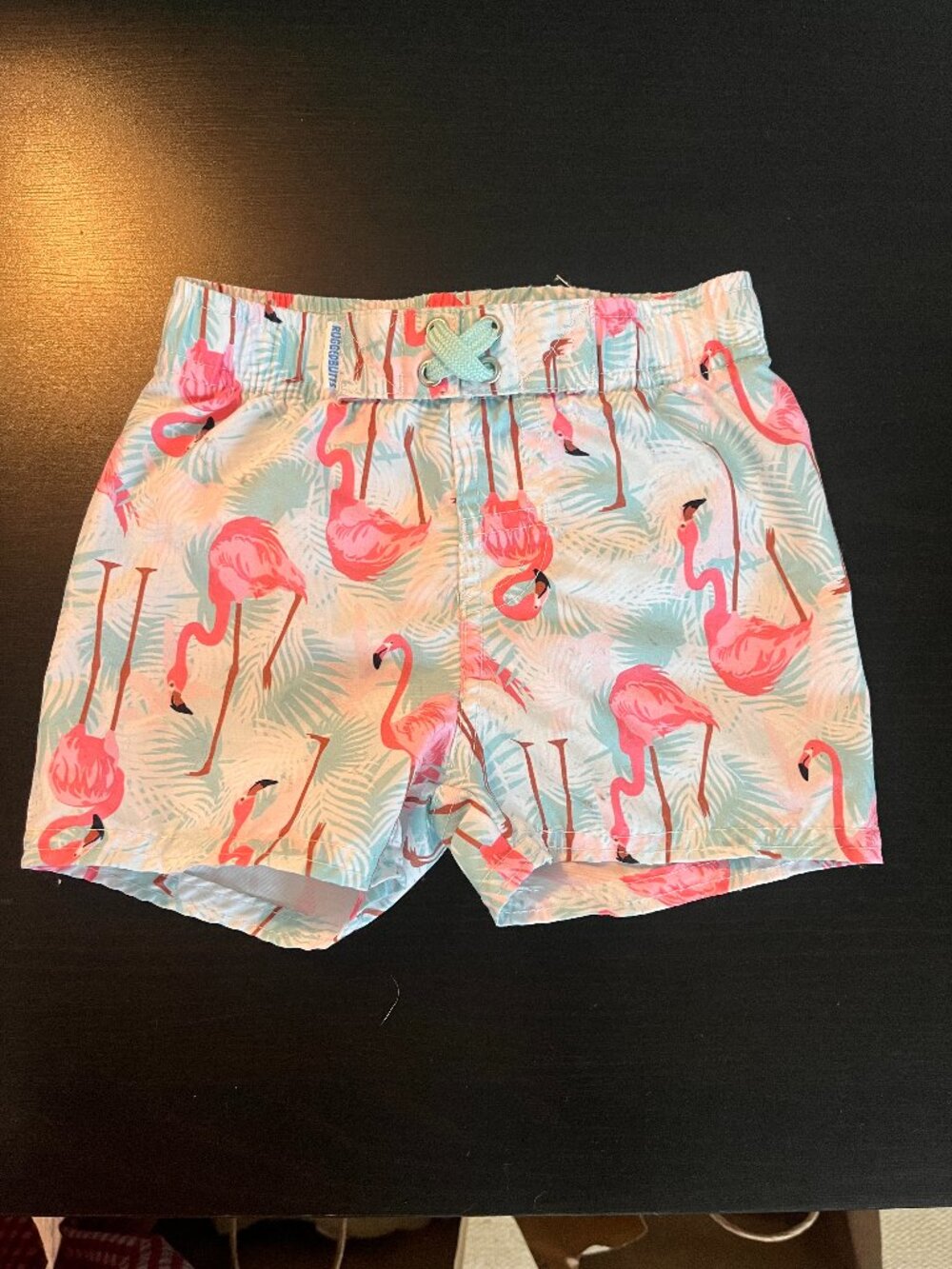 [$2 in a bundle] Rugged Butts swim shorts 6-12 mo flamingos